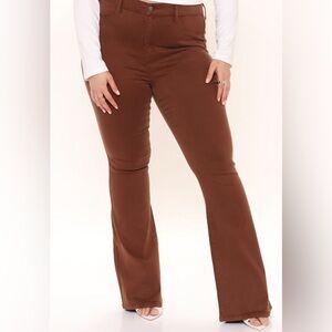 brown FN flare jeans!!